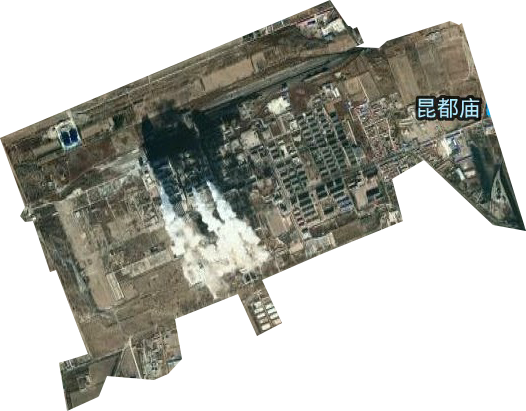 电厂街道卫星图