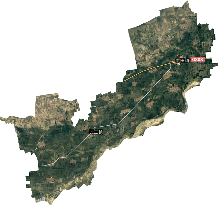 丰田镇卫星图