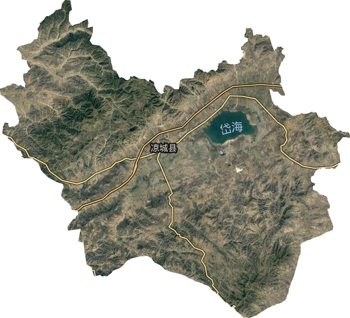 凉城县卫星图