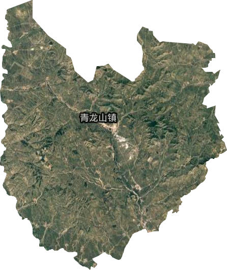青龙山镇卫星图