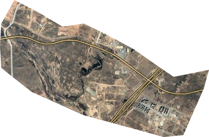 鄂尔多斯市康巴什产业园卫星图