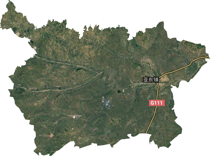 亚东镇卫星图