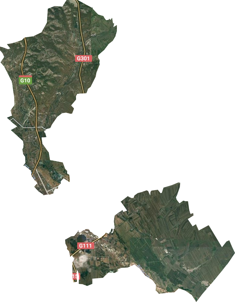 新发朝鲜民族乡卫星图