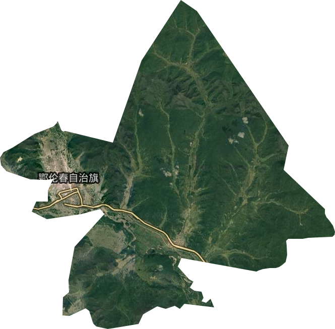 阿里河镇卫星图