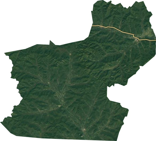 克一河林业局卫星图