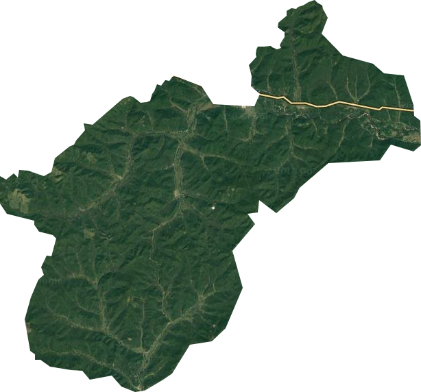 吉文林业局卫星图