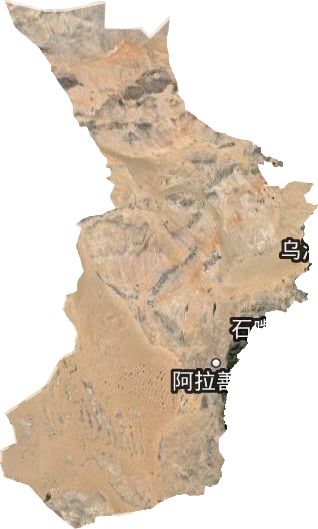 阿拉善左旗卫星图