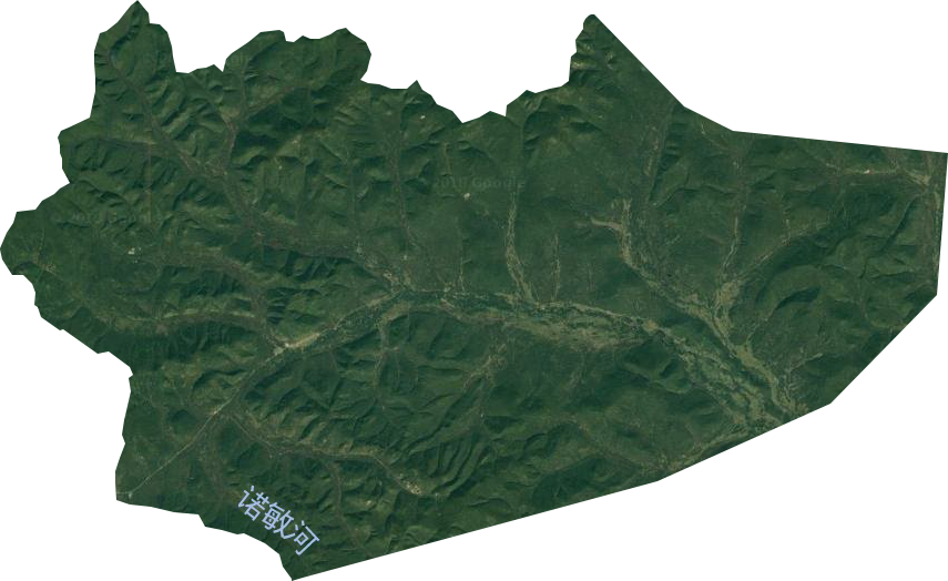 大兴安岭林管局库都尔林业局卫星图