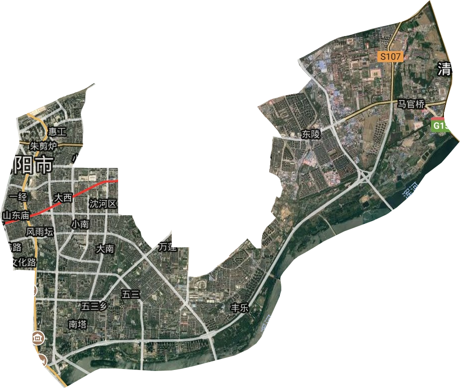 沈河区卫星图