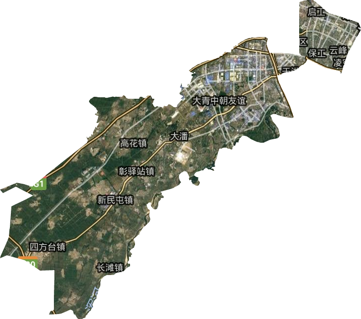 铁西区卫星图