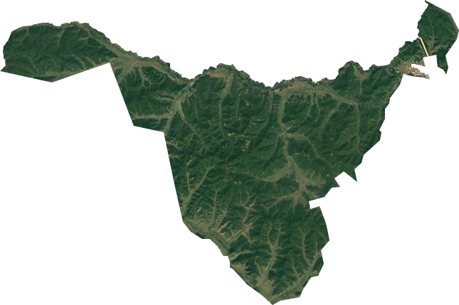 南木林业局卫星图
