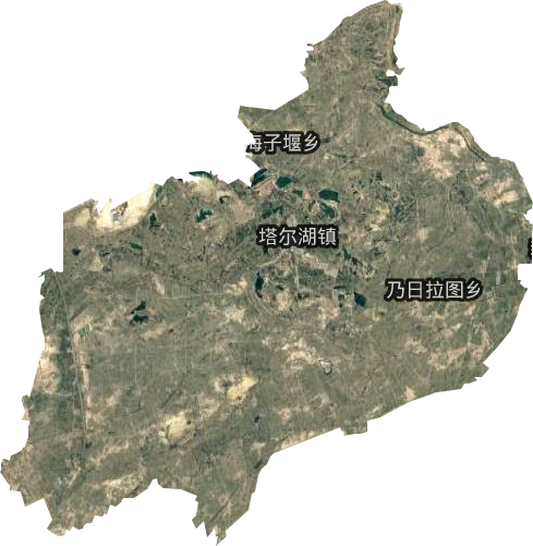 塔尔湖镇卫星图