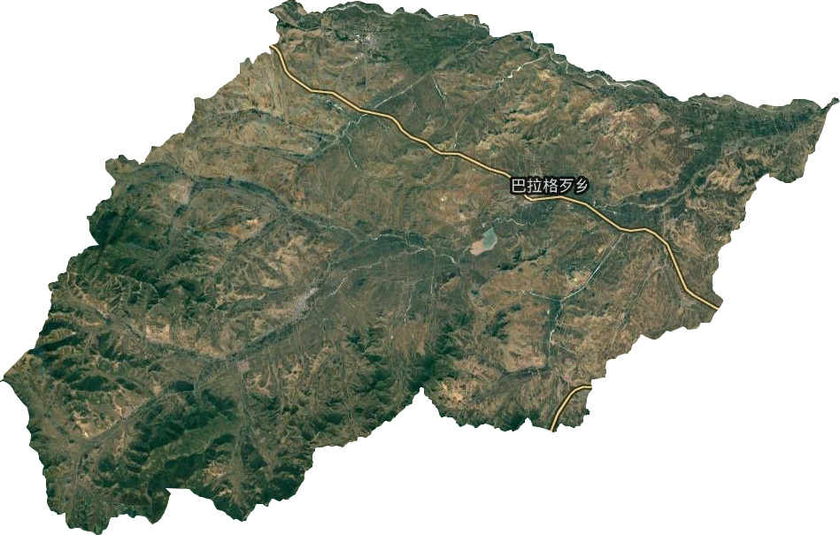 巴拉格歹乡卫星图