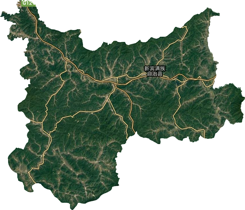 新宾满族自治县卫星图