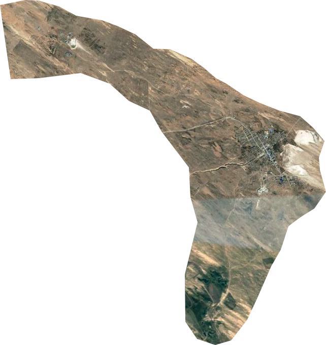 孟恩套力盖矿区工作部卫星图