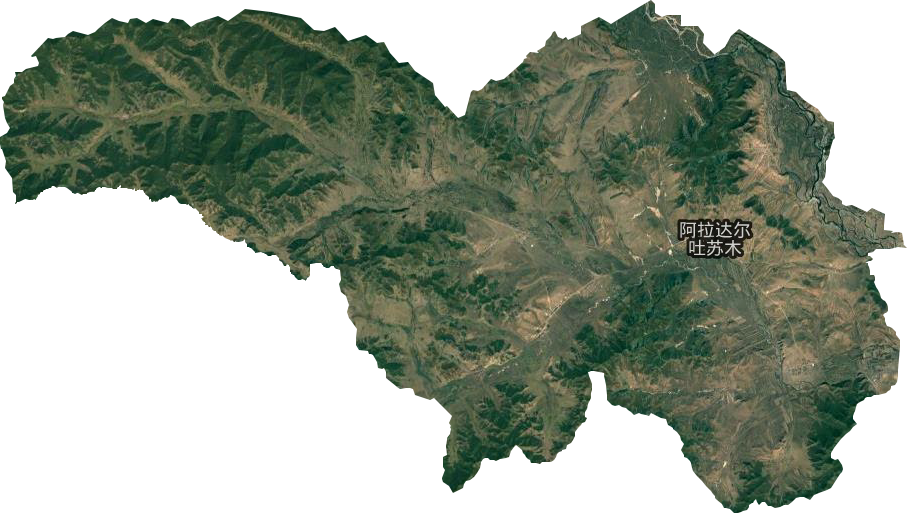 阿拉达尔吐苏木卫星图