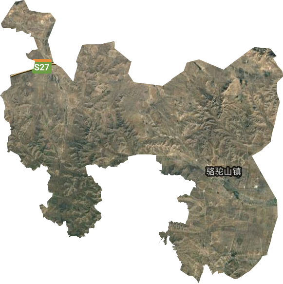 骆驼山镇卫星图