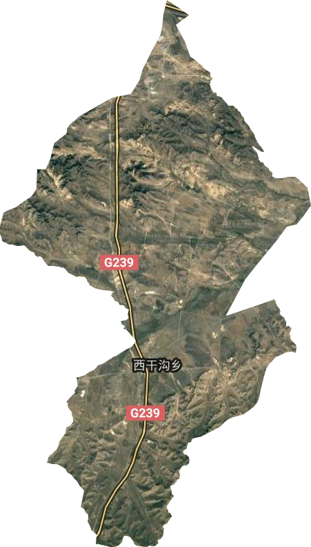 西干沟乡卫星图