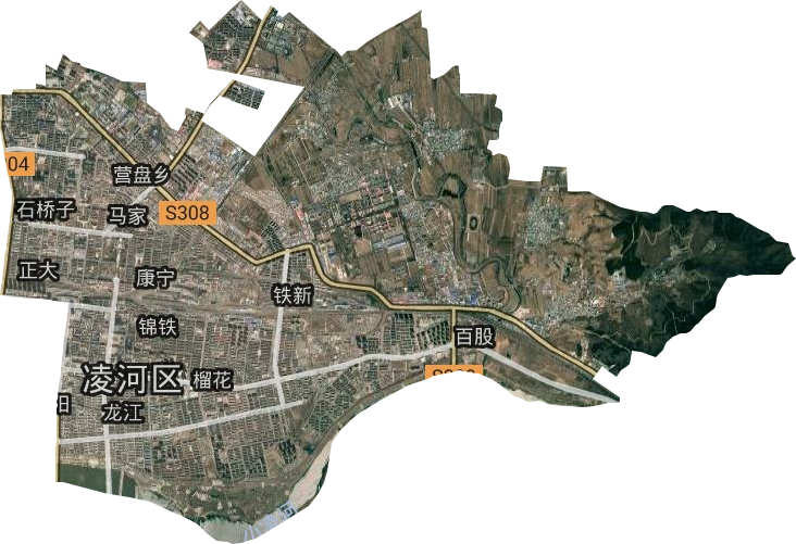 凌河区卫星图