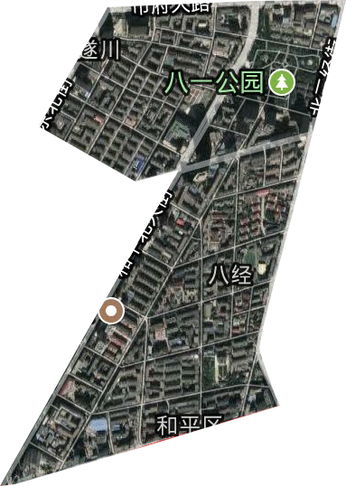 八经街道卫星图