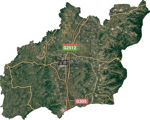 义县卫星图