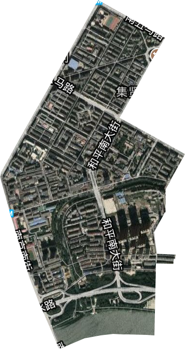 集贤街道卫星图
