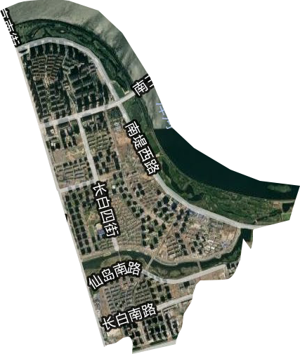 沈水湾街道卫星图