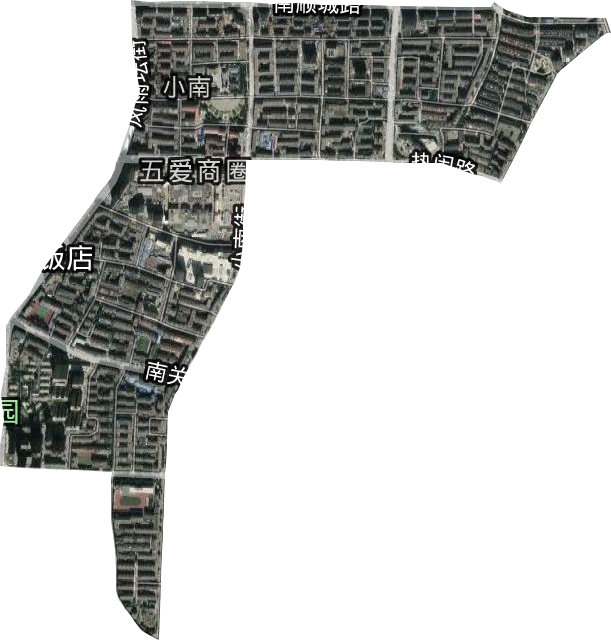 滨河街道卫星图