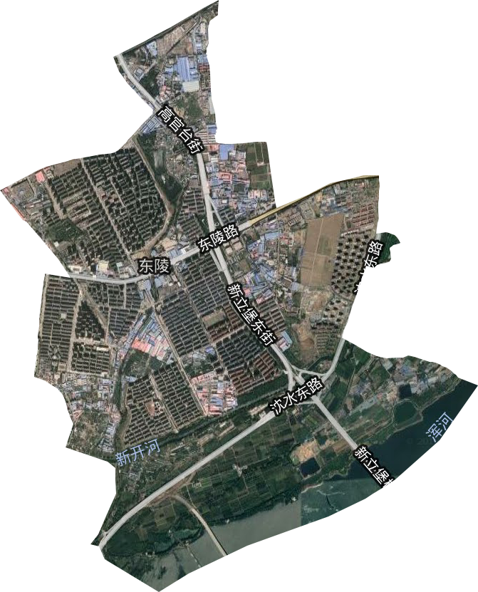 东陵街道卫星图