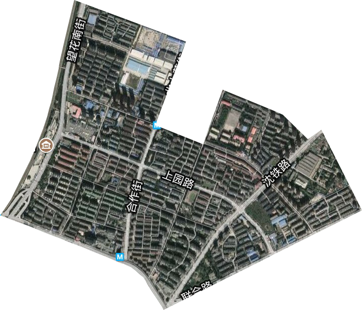 上园街道卫星图