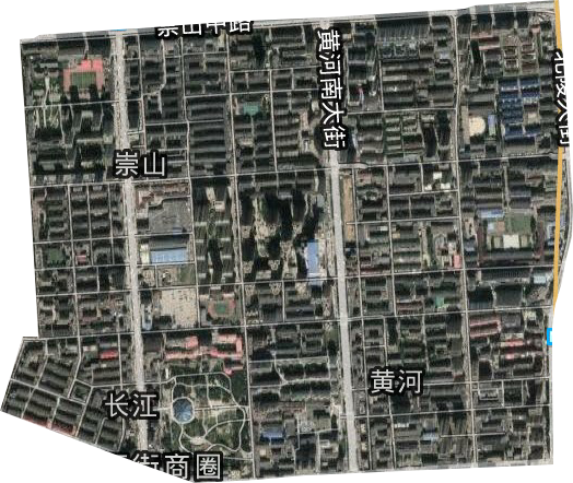 黄河街道卫星图