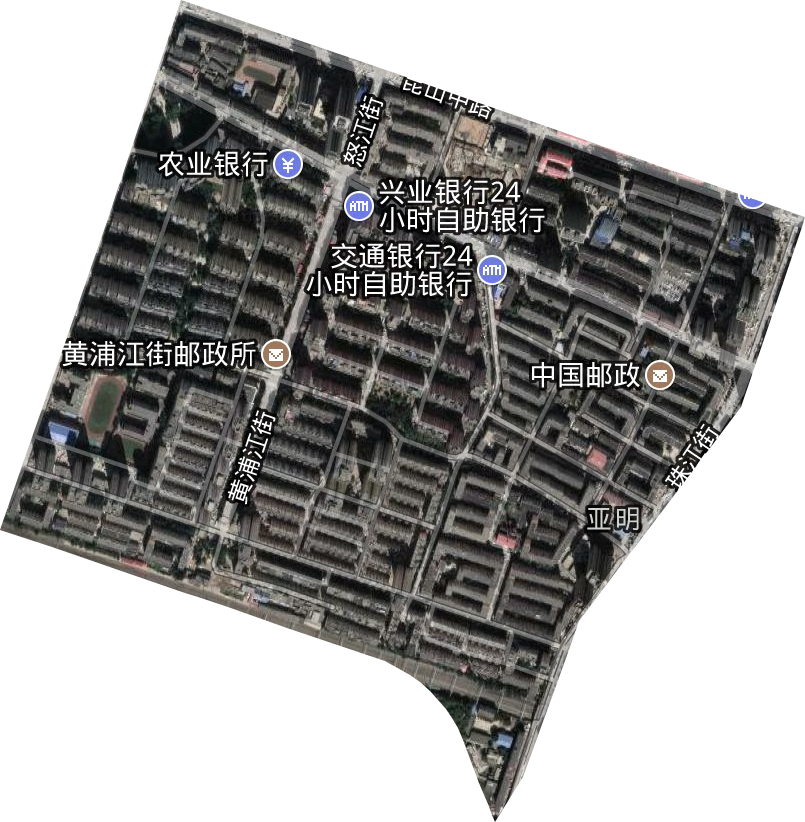 华山街道卫星图