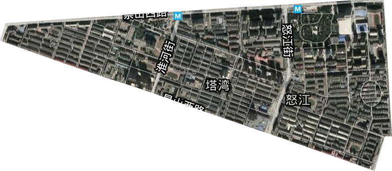 塔湾街道卫星图