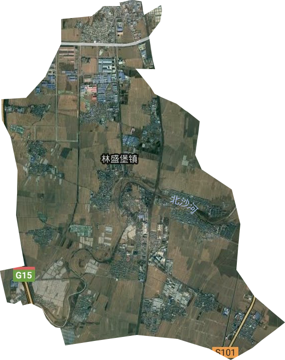 林盛街道卫星图