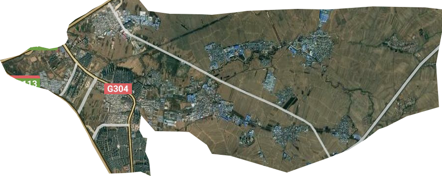 营城子街道卫星图