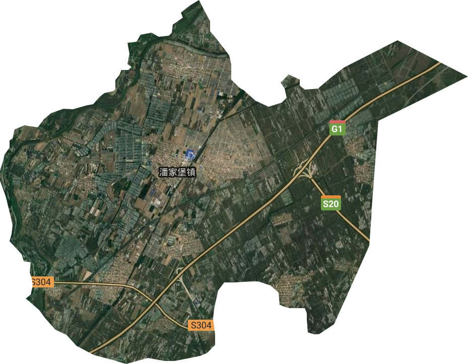 潘家堡镇卫星图