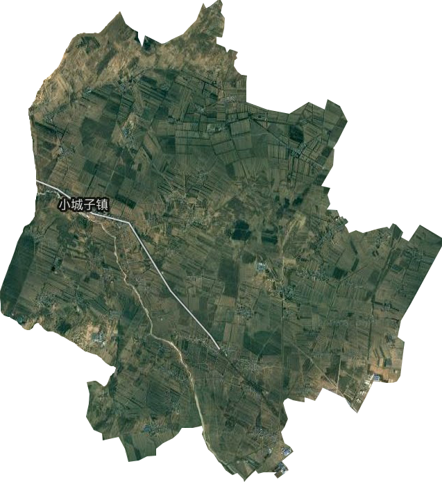 小城子镇卫星图