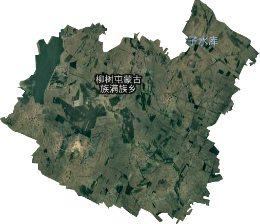柳树屯蒙古族满族乡卫星图