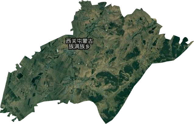西关屯蒙古族满族乡卫星图