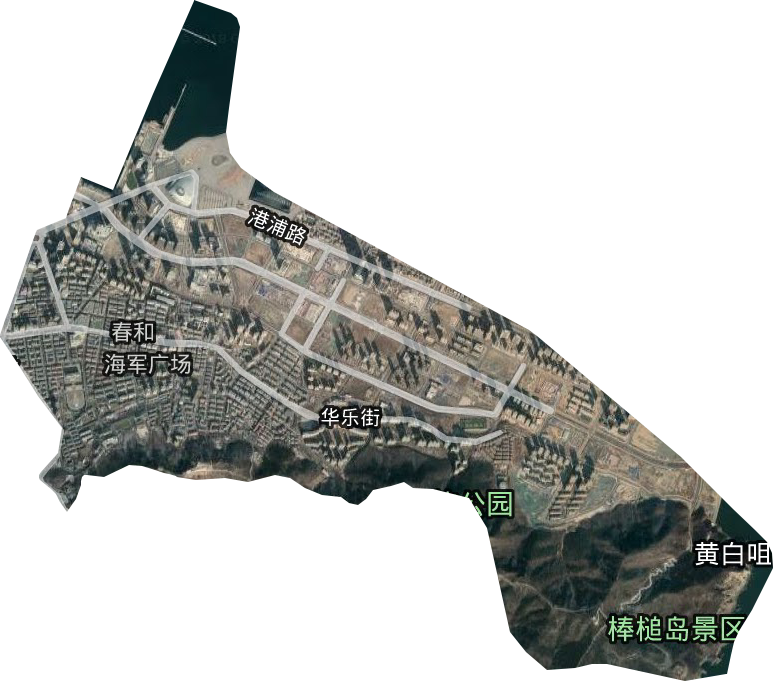 海军广场街道卫星图