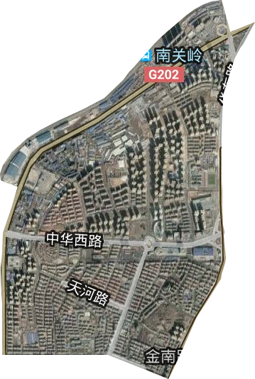 中华路街道卫星图
