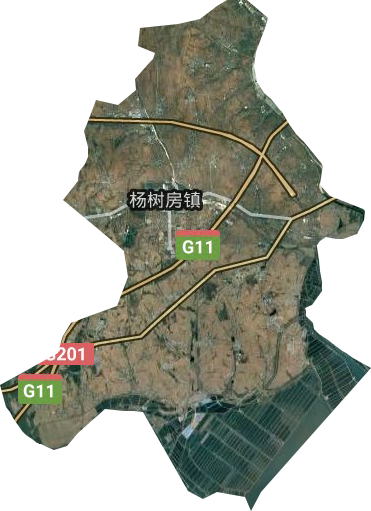 杨树房街道卫星图