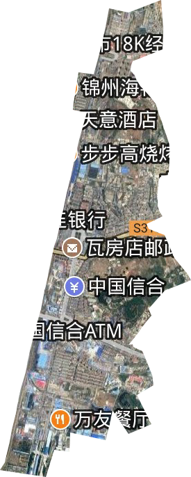 铁东办事处卫星图