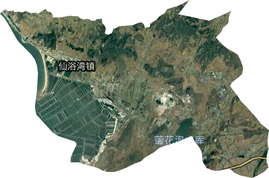 仙浴湾镇卫星图