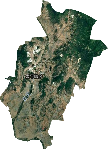 太平岭满族乡卫星图