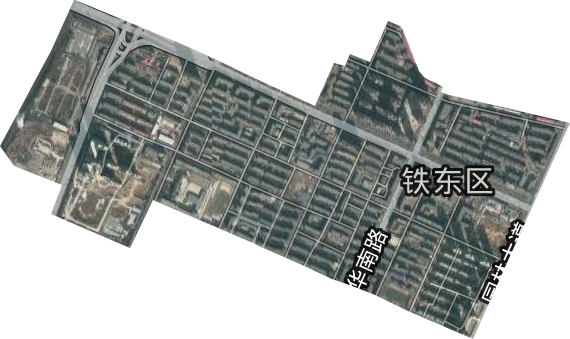 解放街道卫星图