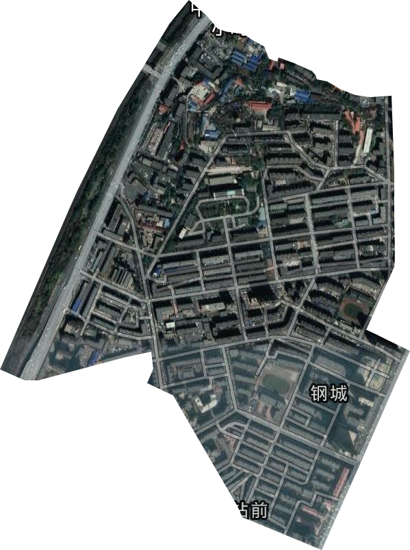 钢城街道卫星图