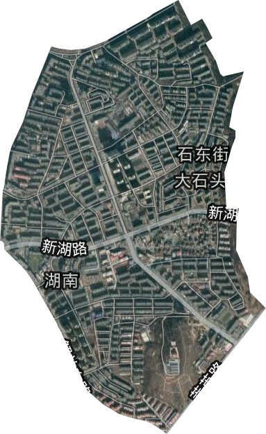 湖南街道卫星图