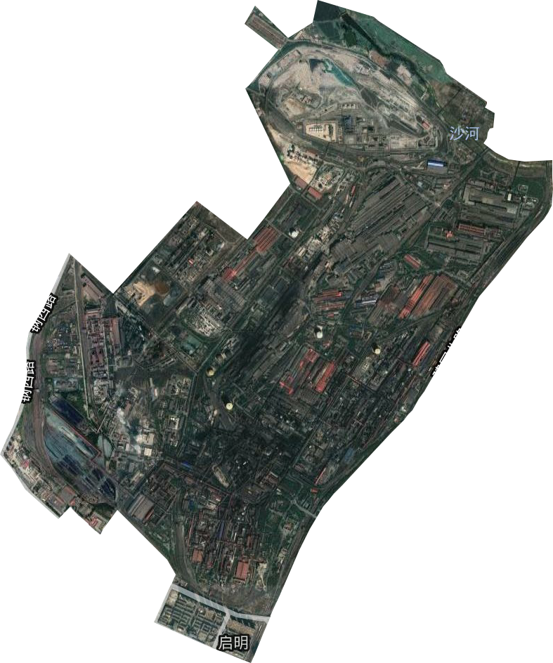 启明街道卫星图