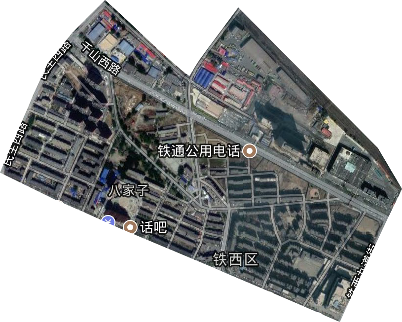 八家子街道卫星图